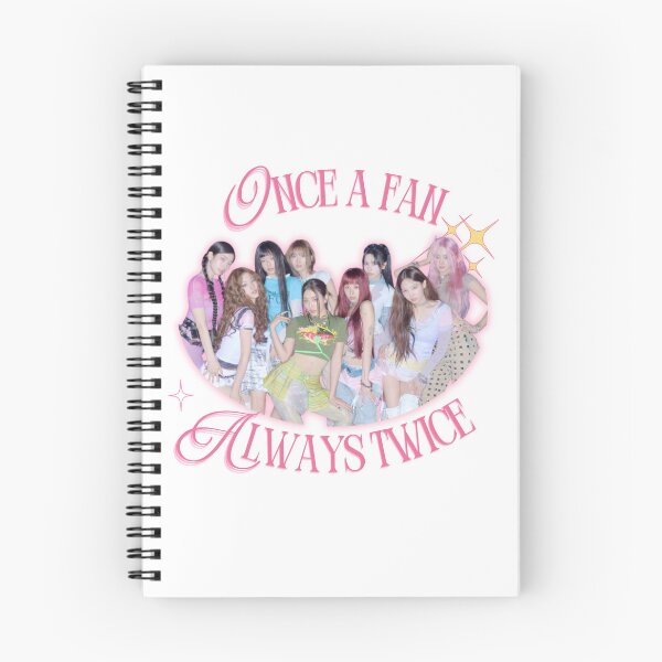 Item preview, Once A Fan Always Twice, Kpop Shirt Design designed and sold by Merch & Mood Lab.