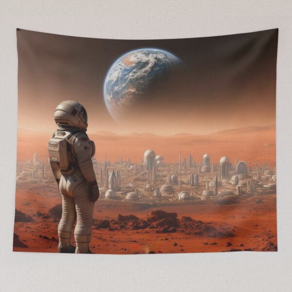 Item preview, Martian Horizon: Future Colony designed and sold by infiniterealmsX.