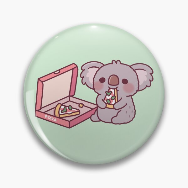 Item preview, Cute Koala Bear Eating Pizza designed and sold by rustydoodle.