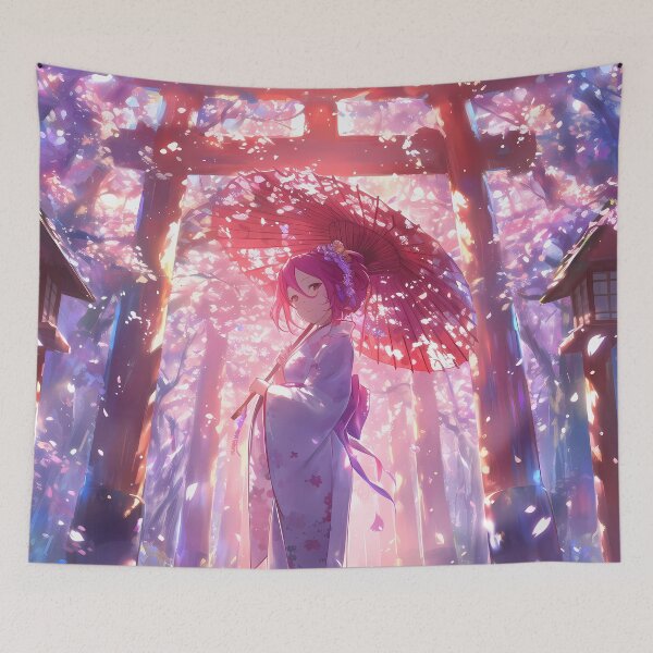 Item preview, Entoma Vasilissa Zeta Overlord Anime Insectoid Charm Cherry Blossoms designed and sold by earlobejerk.