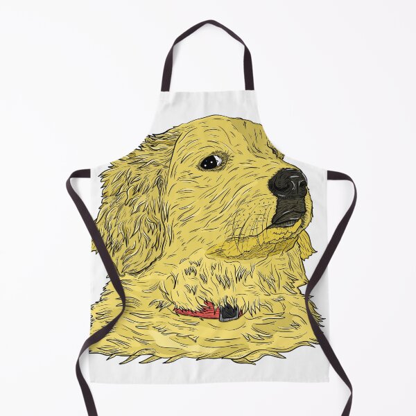 Artikelvorschau, Golden Retriever Seitenauge entworfen und verkauft von nostakesart.