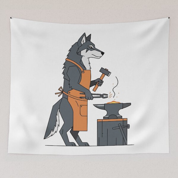 Item preview, Wolfsmith at the Forge designed and sold by Amir Faysal.