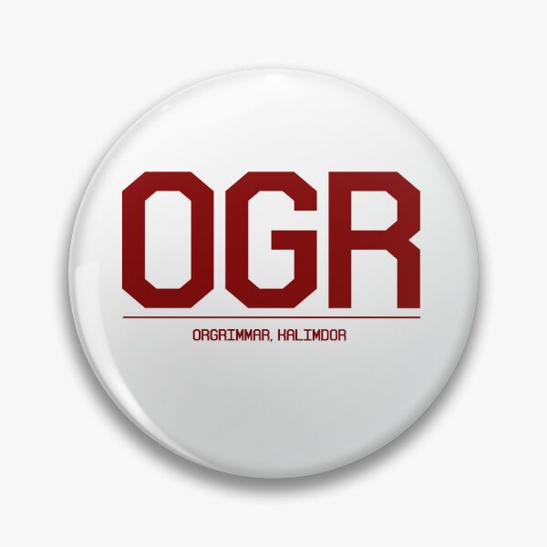 Item preview, Orgrimmar, Kalimdor Airport Code - Horde Red designed and sold by dirtnappd.