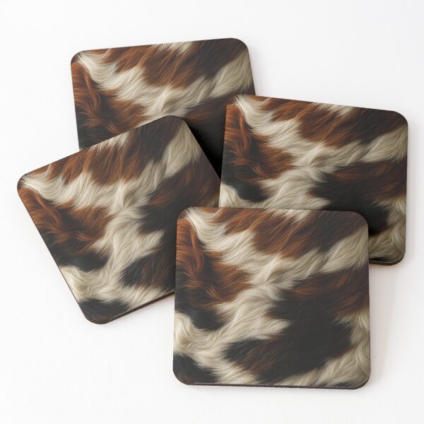 Item preview, Cowhide Fur Pattern designed and sold by Kaleidoscope Print.