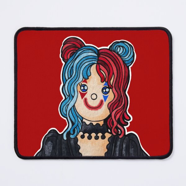Item preview, Creepy Clown Halloween Girl – Watercolor Spooky Art designed and sold by PangmulCartoon.
