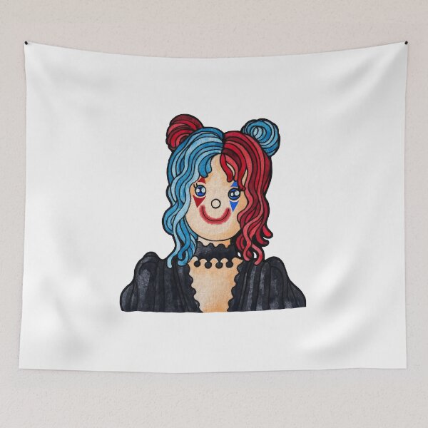 Item preview, Creepy Clown Halloween Girl – Watercolor Spooky Art designed and sold by PangmulCartoon.