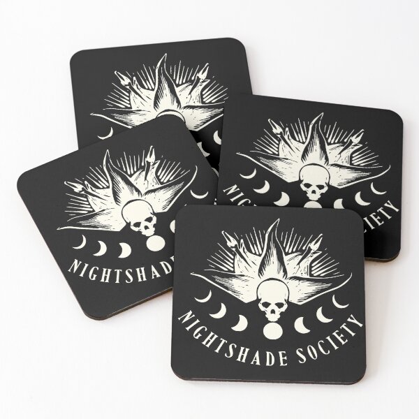 Item preview, Wednesday Addams Nightshade Society Logo – Gothic Design designed and sold by smeraldosecrets.
