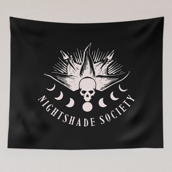 Item preview, Wednesday Addams Nightshade Society Logo – Gothic Design designed and sold by smeraldosecrets.