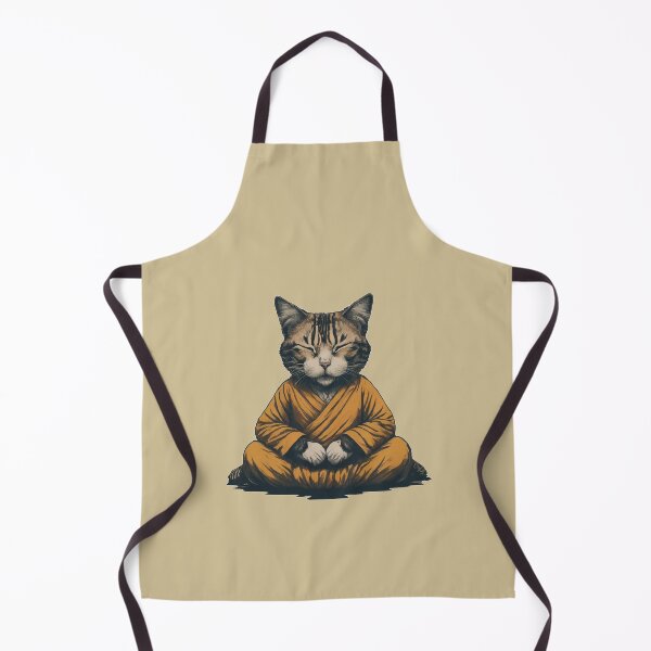 Item preview, Meditation Cat | Peaceful Zen Buddhist Cat Spiritual Gift | Spiritual Mindful Cat for Yoga Lovers designed and sold by Feline Rockstars.