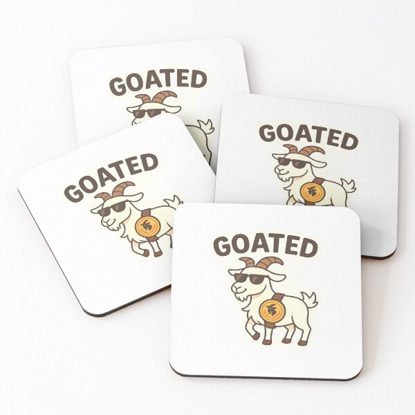 Item preview, goated-goat-meme-cool-goat-with-glasses designed and sold by Mona's studio.