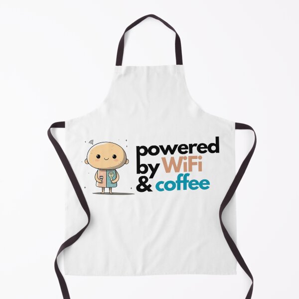 Item preview, Powered by Wifi & Coffee Prints designed and sold by ByRanaShop.