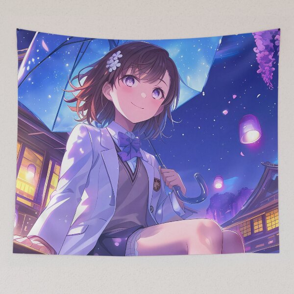 Item preview, Certain Scientific Misaka Mikoto Toaru Kagaku no Railgun Anime Wisteria Moonlight designed and sold by earlobejerk.