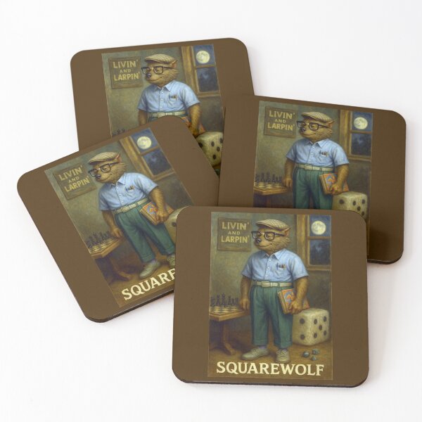 Item preview, Squarewolf Is a Nerd designed and sold by Tridentulus.