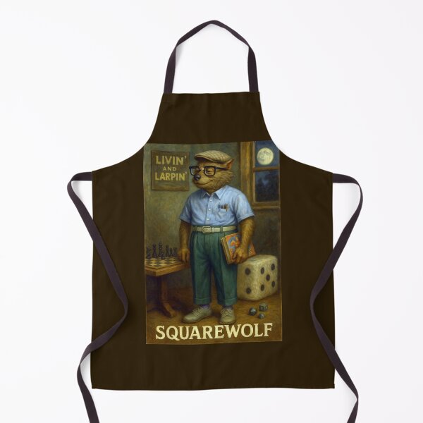 Item preview, Squarewolf Is a Nerd designed and sold by Tridentulus.