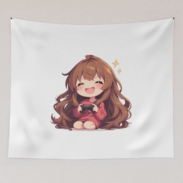 Item preview, Ami Kawashima Toradora Super Creek Uma Musume Anime Chibi Gamer designed and sold by earlobejerk.