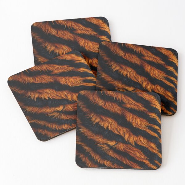 Item preview, Tiger Fur Stripes designed and sold by Kaleidoscope Print.