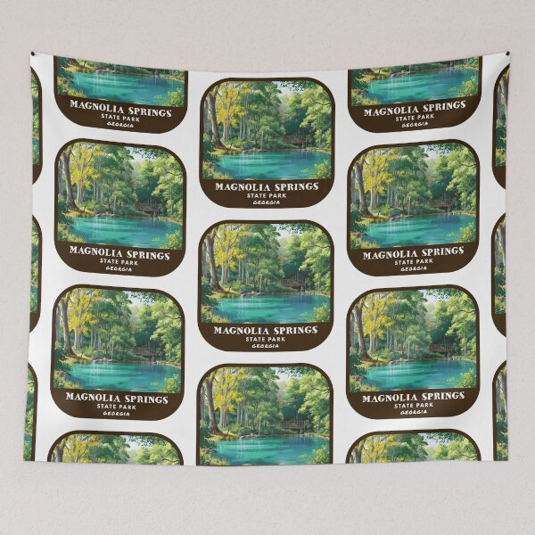 Item preview, Vintage Magnolia Springs State Park (Georgia State Park) designed and sold by RabbitK.