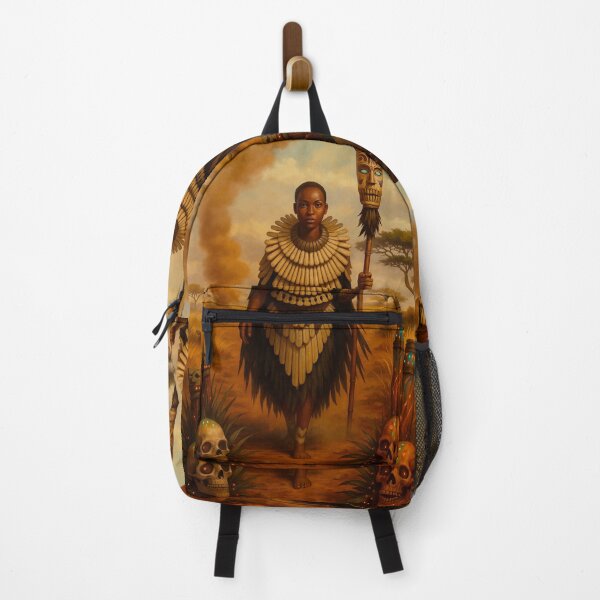 Item preview, Ancient Earth Witch – African Tribal Magic Illustration designed and sold by WitchPrint.