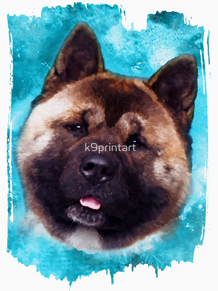 "American Akita" Tshirt for Sale by k9printart Redbubble akita t