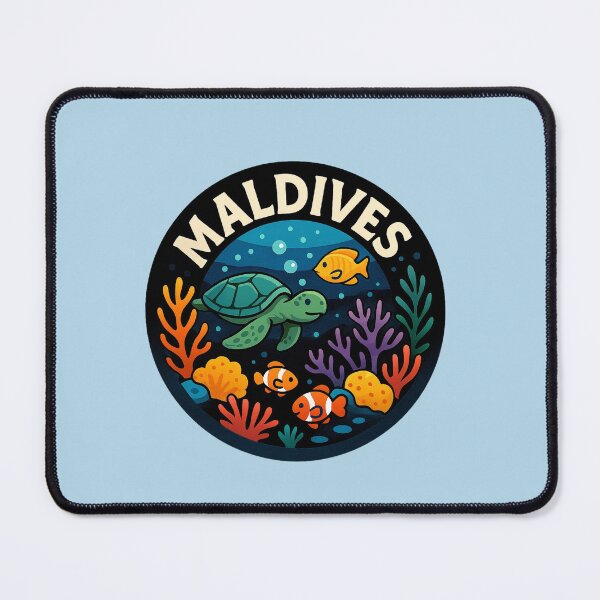 Item preview, Maldives — Coral Reef and Underwater Life designed and sold by Myra365Art.