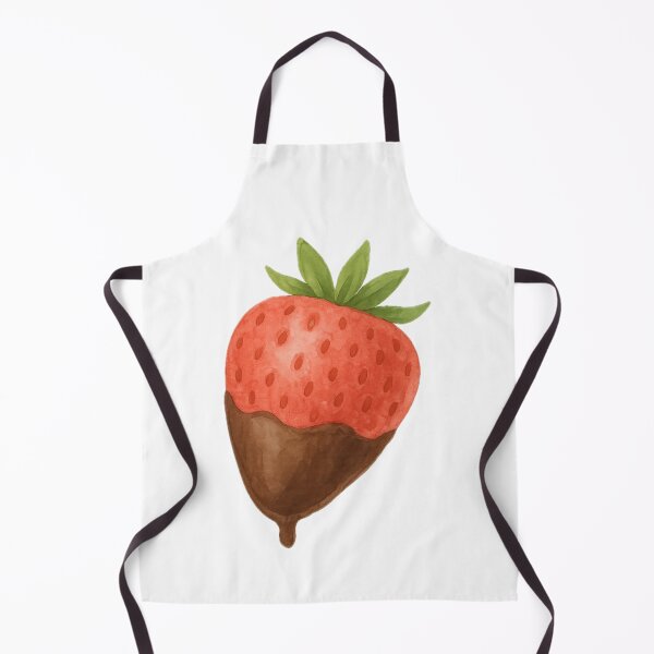 Item preview, Minimal Chocolate Dipped Strawberry designed and sold by Minimochi Art.