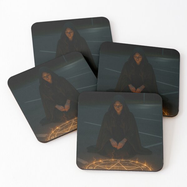 Item preview, Urban Witch – Parking Lot Spell with Shining Pentagram designed and sold by WitchPrint.