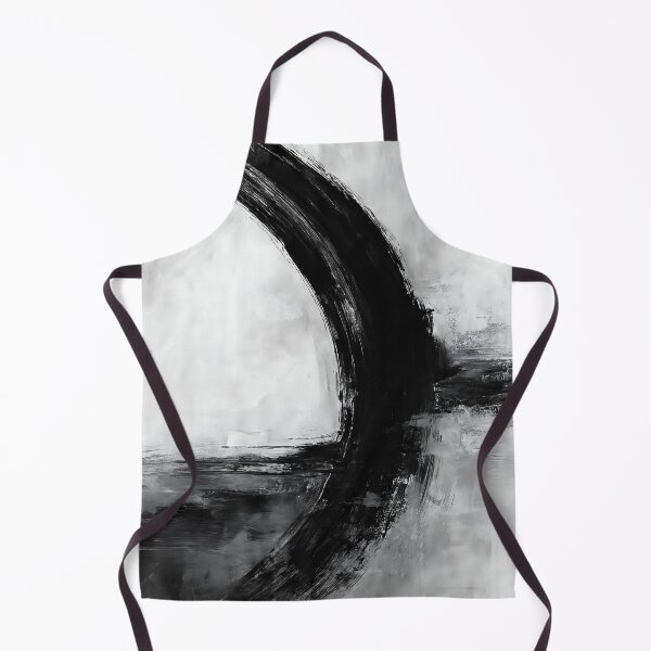 Item preview, Minimalist Black White Grey Abstract Painting designed and sold by svarupa.
