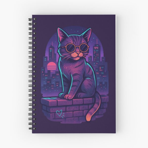 Item preview, Retro Neon City Cat  designed and sold by AnotherFemaleHuman.