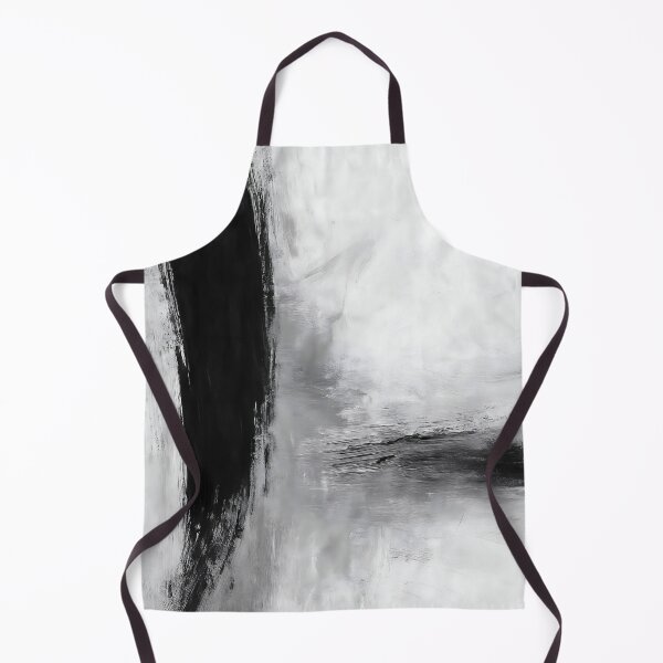 Item preview, Minimalist Black White Grey Abstract Painting designed and sold by svarupa.