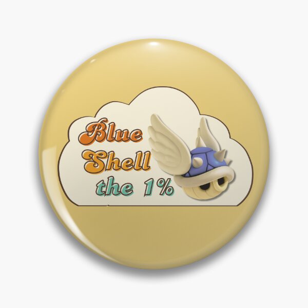 Item preview, Blue Shell the 1% Retro Design designed and sold by TrashPandaCreative.