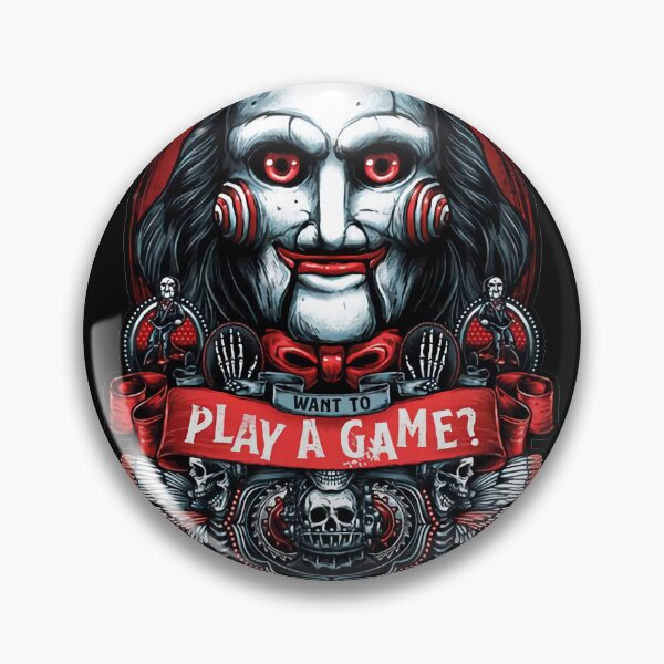 Item preview, Jigsaw Puppet Classic Saw - Halloween Horror Design I Want to Play a Game designed and sold by Artbesttopic.