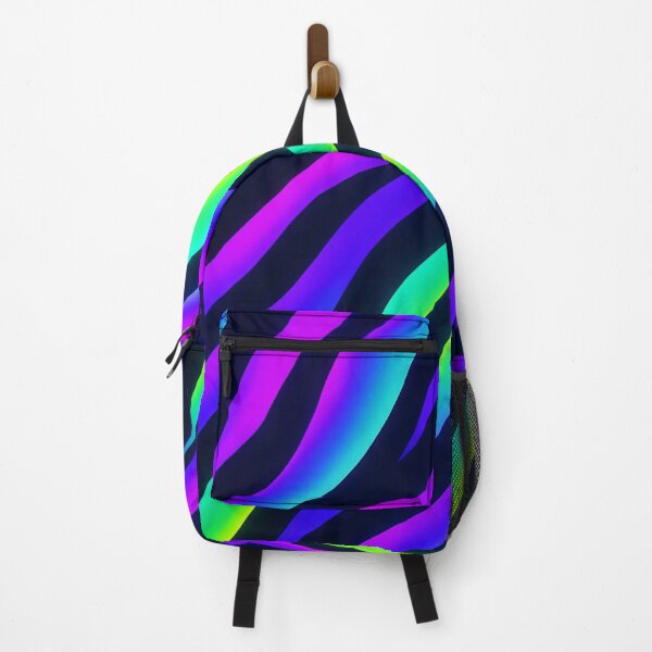 Item preview, Neon Tiger Waves designed and sold by Kaleidoscope Print.