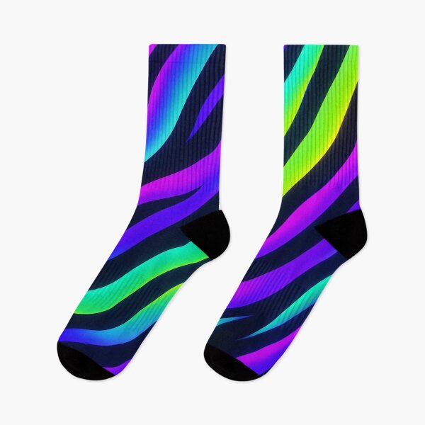 Item preview, Neon Tiger Waves designed and sold by Kaleidoscope Print.