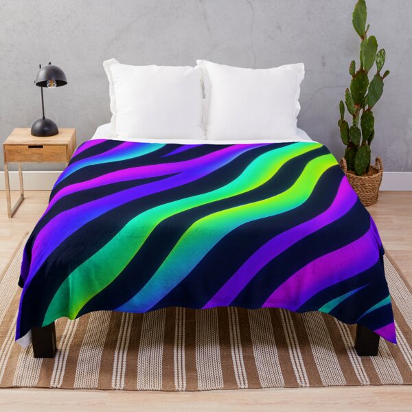 Item preview, Neon Tiger Waves designed and sold by Kaleidoscope Print.