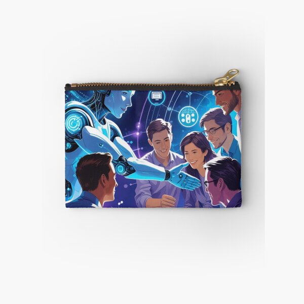 Item preview, Human-AI Collaboration – Digital Future Teamwork designed and sold by smitke.