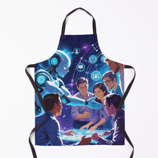 Item preview, Human-AI Collaboration – Digital Future Teamwork designed and sold by smitke.