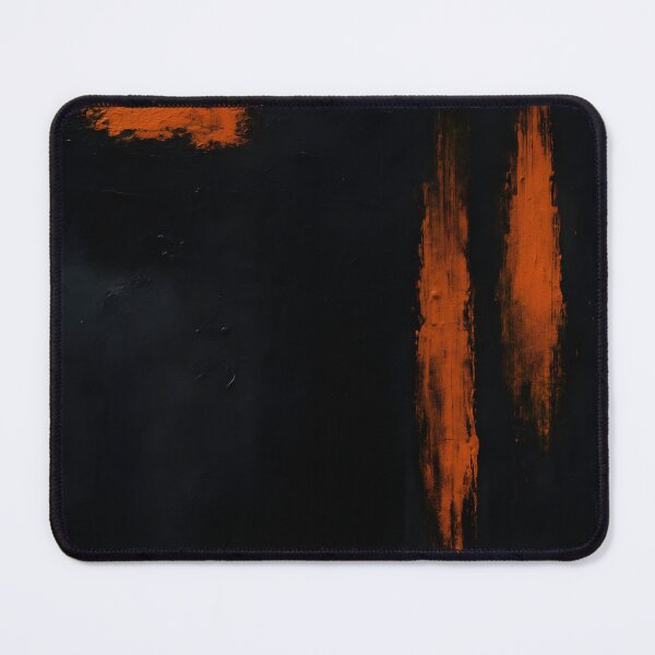 Item preview, Minimalist Black Orange Abstract Painting designed and sold by svarupa.