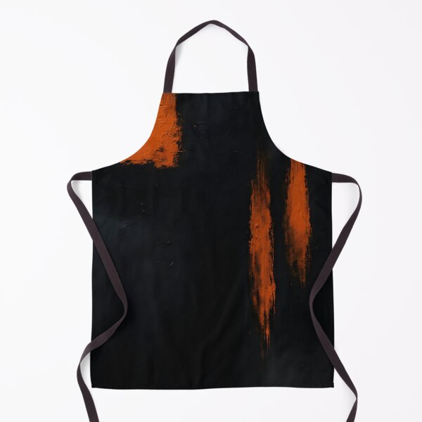 Item preview, Minimalist Black Orange Abstract Painting designed and sold by svarupa.