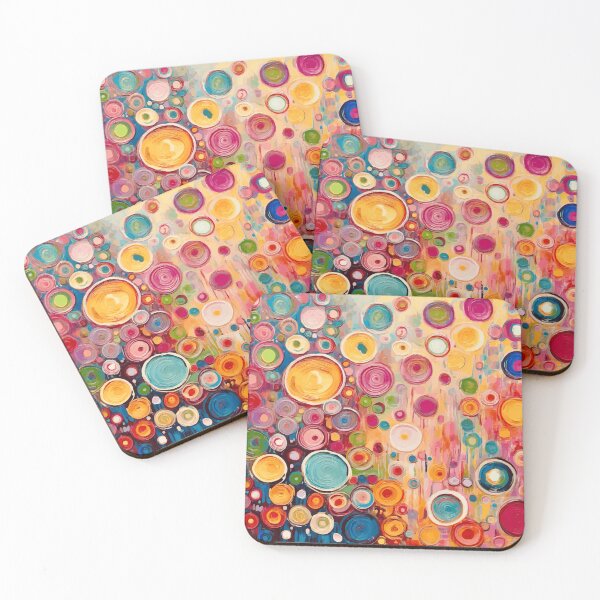 Item preview, Gustav Klimt Flower Garden in Bright Colors designed and sold by Vicky Brago-Mitchell®.