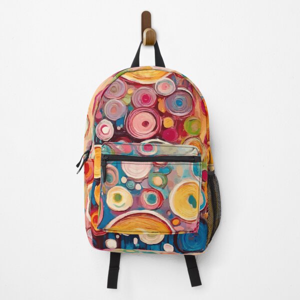 Item preview, Gustav Klimt Flower Garden in Bright Colors designed and sold by Vicky Brago-Mitchell®.