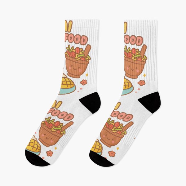 Item preview, Happy Thai Food Characters – Pad Thai, Som Tum & Mango Sticky Rice designed and sold by LemonCocoLab.