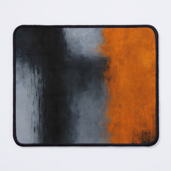 Item preview, Minimalist Black Orange Abstract Painting designed and sold by svarupa.