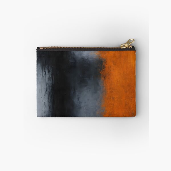 Item preview, Minimalist Black Orange Abstract Painting designed and sold by svarupa.