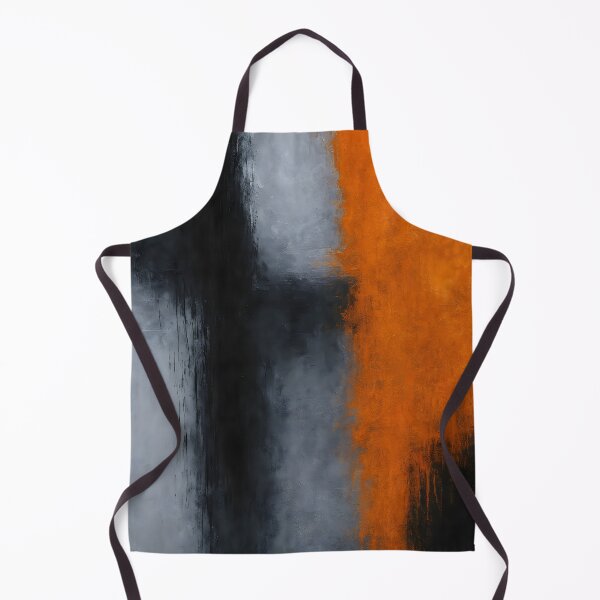 Item preview, Minimalist Black Orange Abstract Painting designed and sold by svarupa.