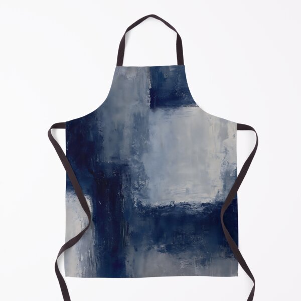 Item preview, Minimalist Blue Gray Abstract Painting designed and sold by svarupa.