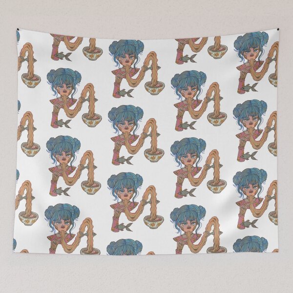 Item preview, Fish Ramen designed and sold by mollydraws.