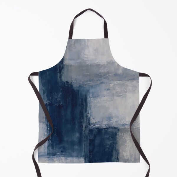 Item preview, Minimalist Blue Gray Abstract Painting designed and sold by svarupa.
