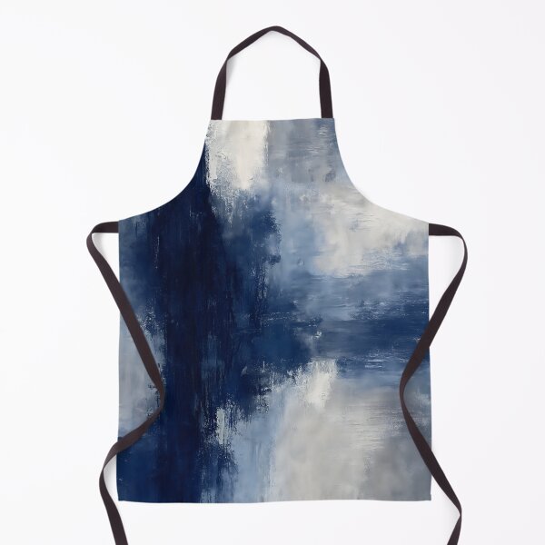 Item preview, Minimalist Blue Gray Abstract Painting designed and sold by svarupa.