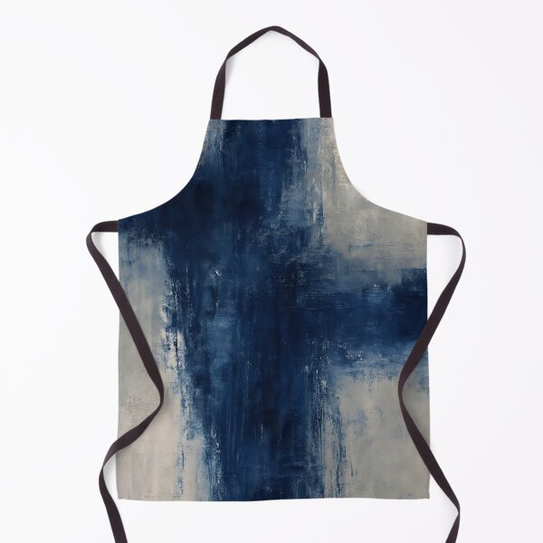 Item preview, Minimalist Blue Gray Abstract Painting designed and sold by svarupa.