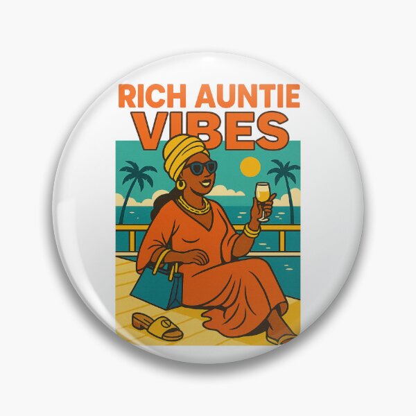 Item preview, Rich Auntie Shirt – [GOALS / ENERGY / VIBES] designed and sold by Admoore7.